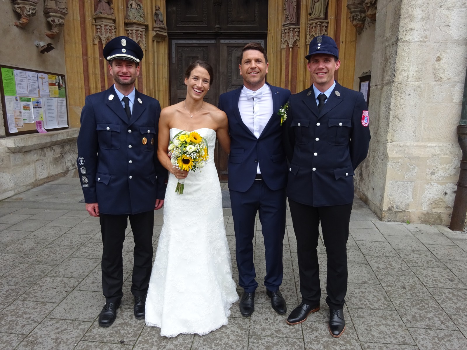 Feuerwehr-Wintershof.de - Neuigkeiten -  Hochzeit Gabriela und Florian Schöpfel